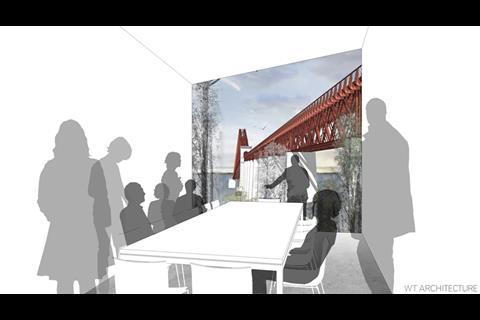 Forth Bridge visitor centre by WT Architecture